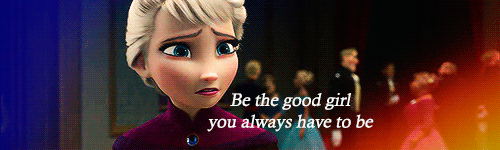  Conceal, don’t feel, don’t let them know… 