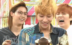 jingaaay:  Jinyoung being the cutest while talking to a toy           