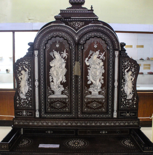 Kamadeva and Rati, dressing table from south India, probably Karnataka