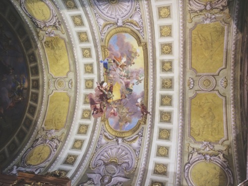 planity:  the ceiling of the austrian national library is breathtaking