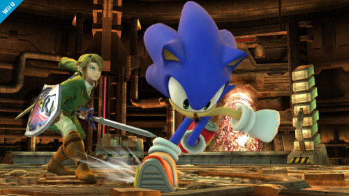 ssb4dojo:  Sonic the Hedgehog is making his return. Mario vs. Sonic vs. Mega Man.  I was born ready for this 