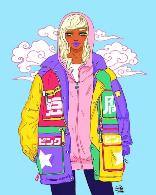 Colorful jacket girls continue ✨Also, been watching a lot of anime lately so I really feel that it h