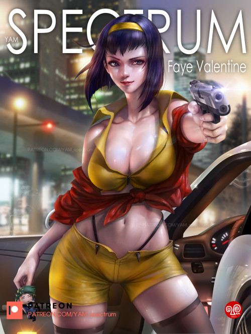 fantasy-scifi-art:  Faye Valentine by Mansik