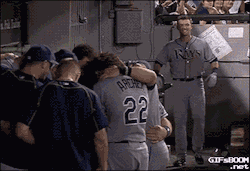 Gifsboom:  Rookie Celebrates First Home Run By Himself. [Video]