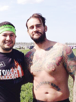thecmpunk:  @CM Punk Tough Mudder Chicago 2014 
