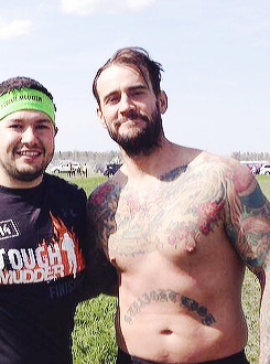 Porn Pics thecmpunk:  @CM Punk Tough Mudder Chicago