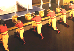 rabalogy:  Jinora, come forward. Today we welcome the first airbending master in
