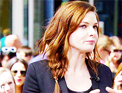 rebeccalouisaferguson:Rebecca Ferguson talking to Mario Lopez on Extra in Los Angeles (x)