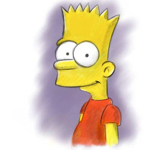 Got a new Cintiq. I’m going to start drawing again. This is my first drawing in a long time. I can’t remember the last time I drew anything. It must’ve been years. #bart #bartsimpson #simpsons #thesimpsons #wacom #cintiq #mattgroening