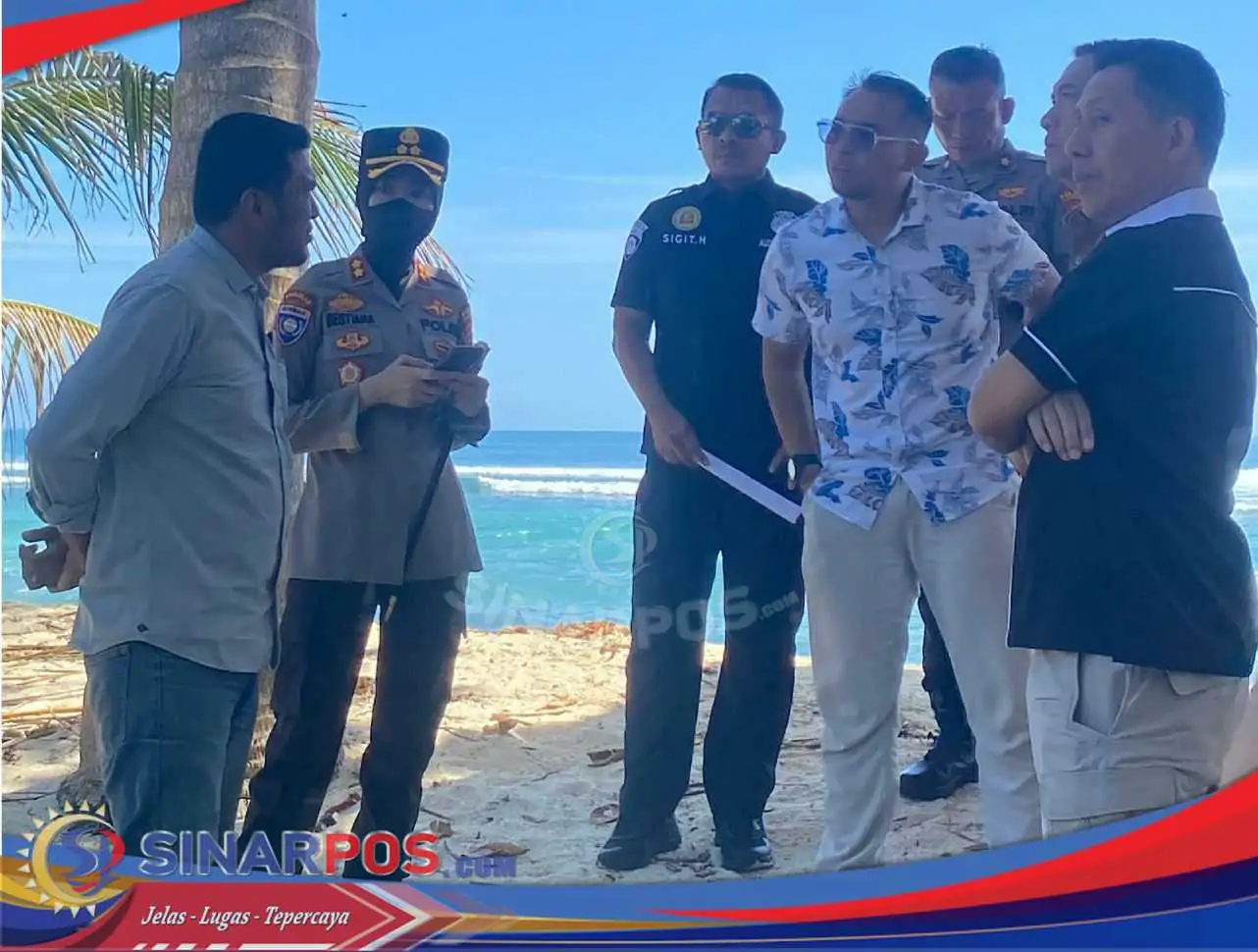 POLRES PESISIR BARAT BERSAMA POLDA LAMPUNG DAN MABES POLRI LAKSANAKAN RISK ASSESSMENT JELANG WSL KRUI PRO 2025