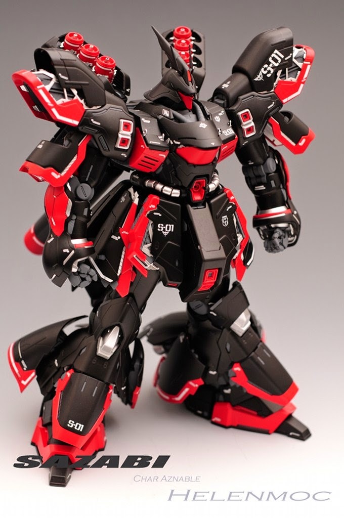 mechaddiction:  GUNDAM GUY: MG 1/100 Sazabi Ver Ka - Painted Build #mecha – https://www.pinterest.com/pin/289989663489971481/