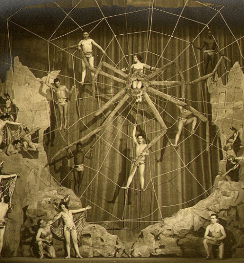 transparentoctopus: Ziegfeld follies, spider dance