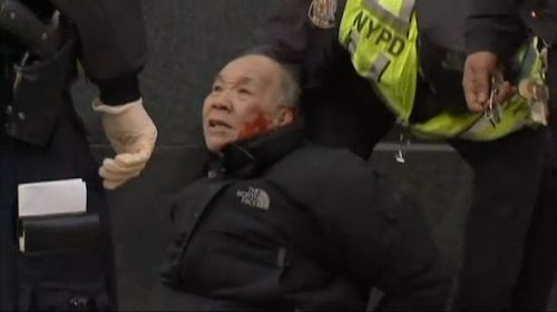 XXX beemill:  84yo Asian American victim of NYPD photo