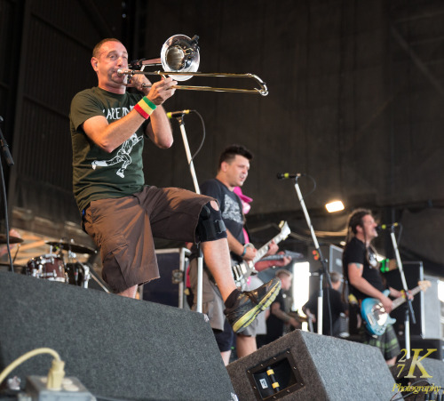 Less Than Jake - Playing the Vans Warped Tour at Darien Lake (Buffalo, NY) on 7.8.14 Copyright 27K P