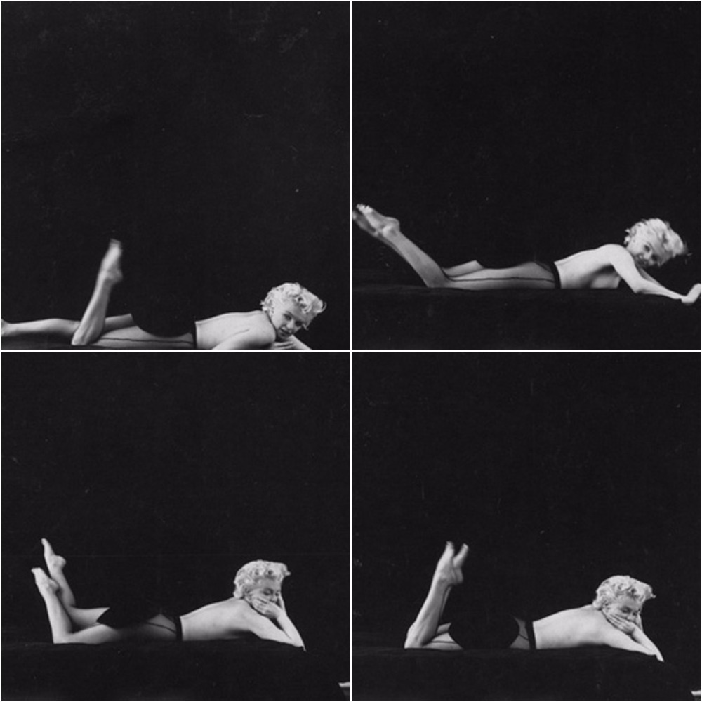 marilynmonroevideoarchives:  Marilyn Monroe “Black Sitting” 1956. Taken by Milton