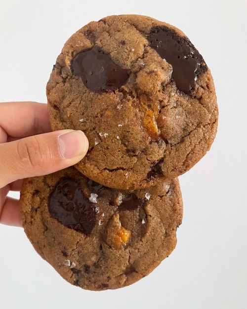 Honeycomb Dark Chocolate Sea Salt Brown Butter Cookies