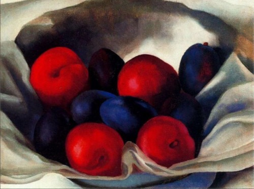 frootjoose: art-is-art-is-art: Plums, Georgia O'Keeffe