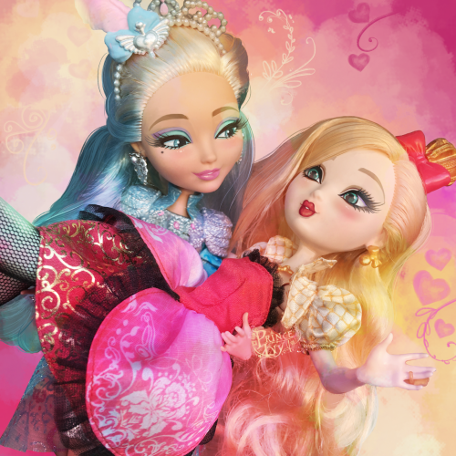 princeivy-storybook: Ever After High Love Stories ~ fooled around with my drawing program and some p