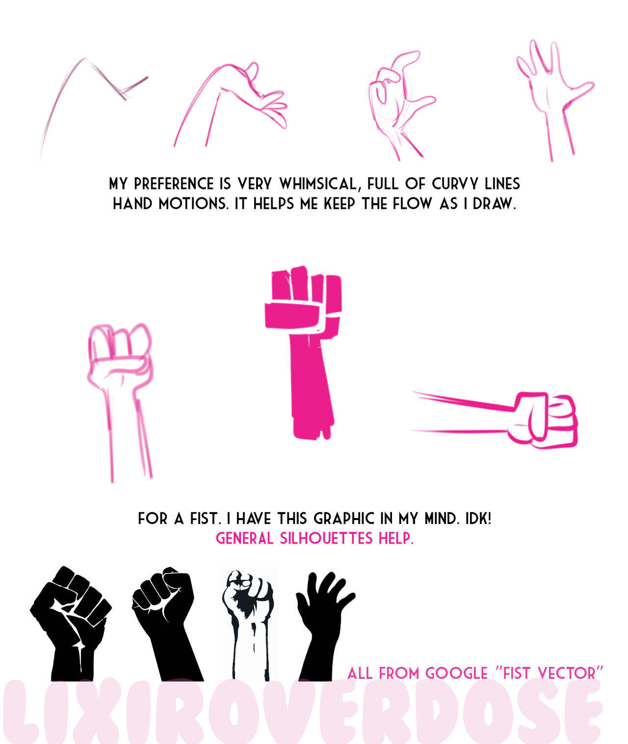elixiroverdose:  Updated hand ‘tutorial’ more like just style guide / tips!