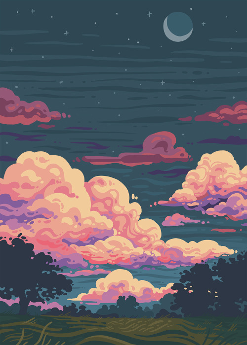 kelseykingillustration:Between night and