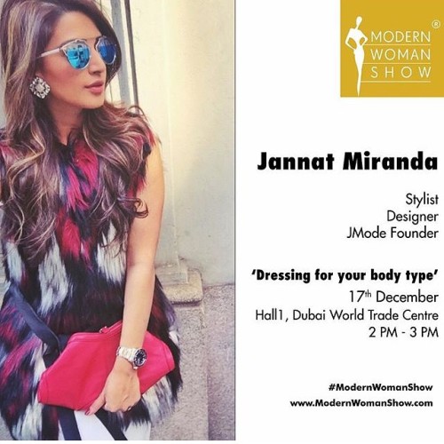 I am very proud of my little sister @jannatmiranda who will be speaking at The Modern Woman show tod