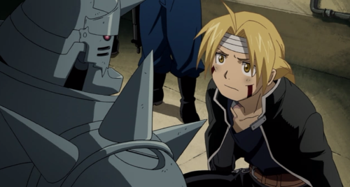 pixelghosties:  sofiakkuma:  the-masked-barona:  So with all the ish that Edward Elric goes through, did anyone else realize that a rock is the thing that leaves a scar FOR 21 EPISODES.  That’s a third of the series. For a third of the series- with