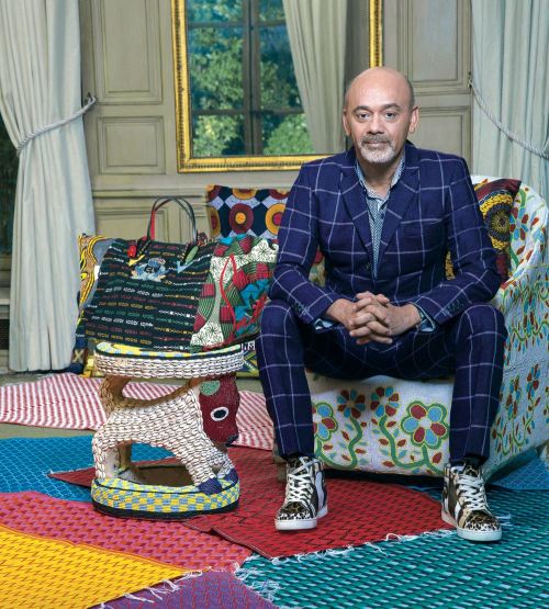 blackgirlsofparis: LA MAISON ROSE X CHRISTIAN LOUBOUTIN Famed shoe designer, Christian Louboutin,