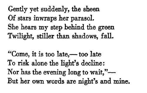 Hart Crane, from In Shadow