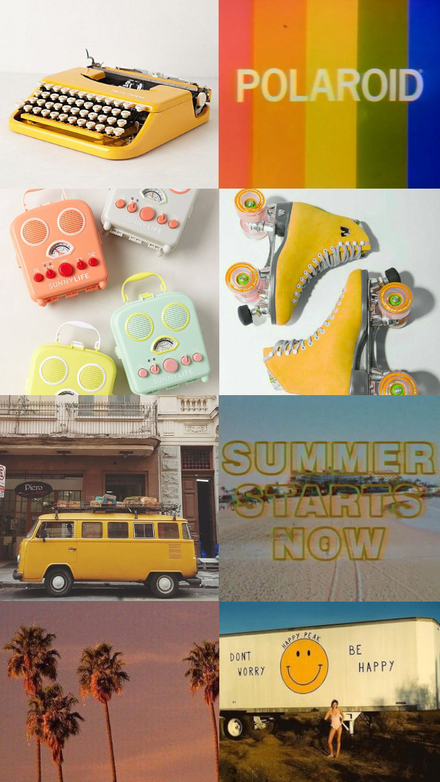 Yellow Retro / // / Background / Lockscreen /...