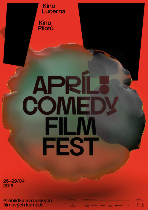 Poster for Apríl! comedy film fest by Jonatan Kuna and Michal Veltruský.Follow me on Instagram @jona