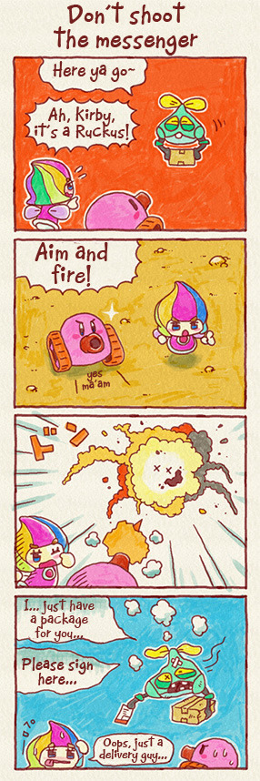 professorbel:  more kirby comics from the japanese nintendo news! Again, not sure