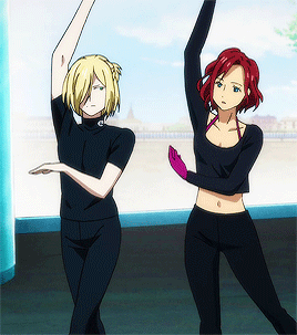 bartonandmurdock:i’m all here for mila helping yurio with his skating