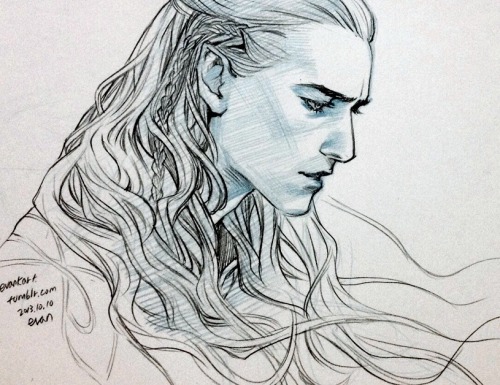 fuckyeahlotrelves: evankart: Legolas :) fuck this is so beautiful