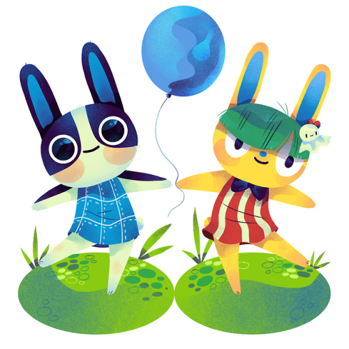 I want these bunnies in my city ö3ö Especially if they don’t announce a new Animal Crossing ga