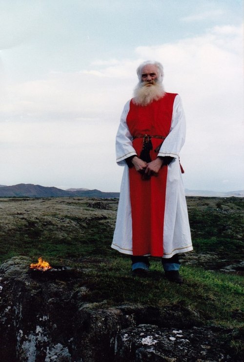 Sveinbjörn Beinteinsson was an Icelandic shepherd who founded the Ásatrúarfélagið, in 1972 becoming 