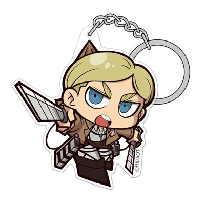 snkmerchandise: News: SnK COSPA Acrylic Pinched Keychains &amp; Straps (Ver.