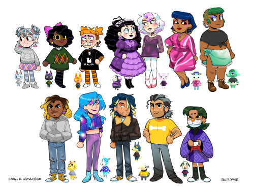 astrofyre: I revamped my Animal Crossing: human edition! I currently have all of these ones except 