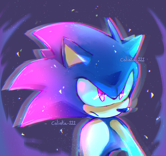 Dark Sonic Portrait (Art by ss2sonic) : r/SonicTheHedgehog