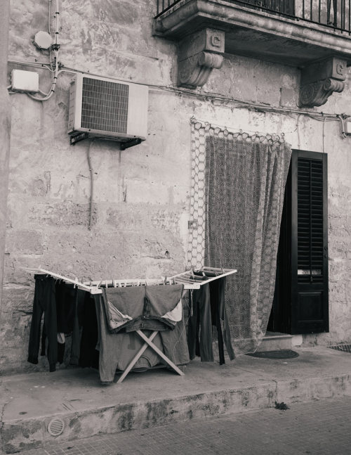 Laundry out to dry in Favignana.