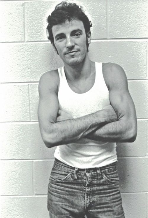 Bruce by Phil Ceccola backstage at the Spectrum 1978