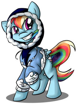 rad-man:elrincondelpony:  Dashy In A Cloud