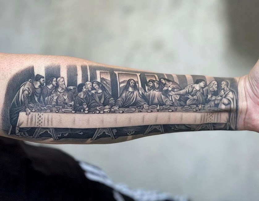 22 Last supper tattoo ideas  last supper jesus tattoo the last supper  tattoo