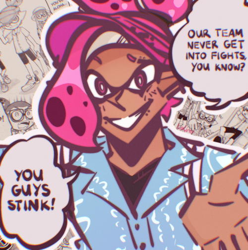 Splatoon Manga Panel Redraw ^-^
