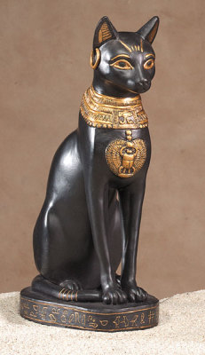 thegryphonsnest:  Statue of Egyptian Cat