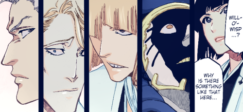 Soi Fon / Mayuri / Shinji / Rojuro / Kenseimanga “BLEACH”color by @modestrogue​