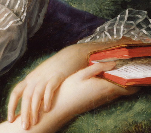 thegetty: Her thumb rests in her book, marking her place, as if she was interrupted while reading. T