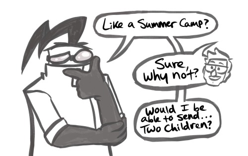 A Fun Sciencey Set Up For An AU I've Been Kicking Around For A While. It's Basically Just A Gravity Falls/Invader
