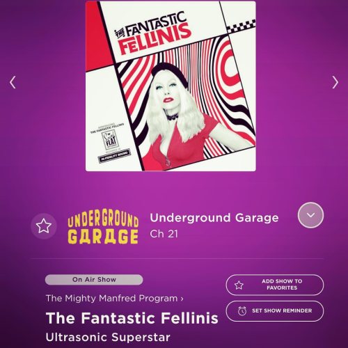 ♦️ THANK YOU, The MIghty Manfred, for spinning @thefantasticfellinis this morning! Thanks also