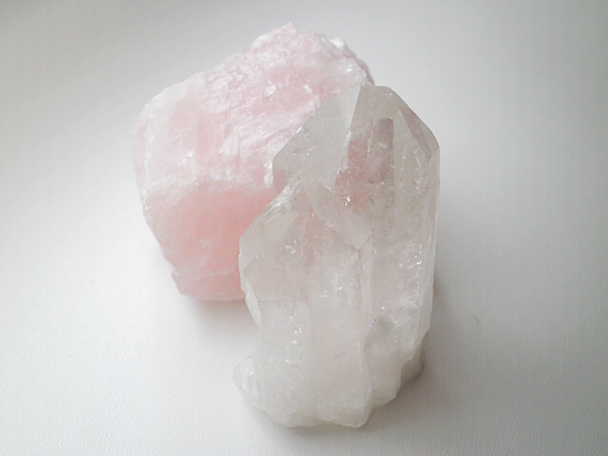 negap0si:Crystal Quartz and Rose Quartz - Tumblr Pics