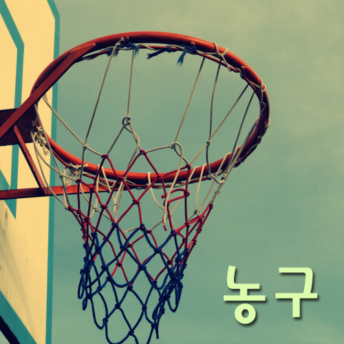Basketball = 농구 (“nonggu”)